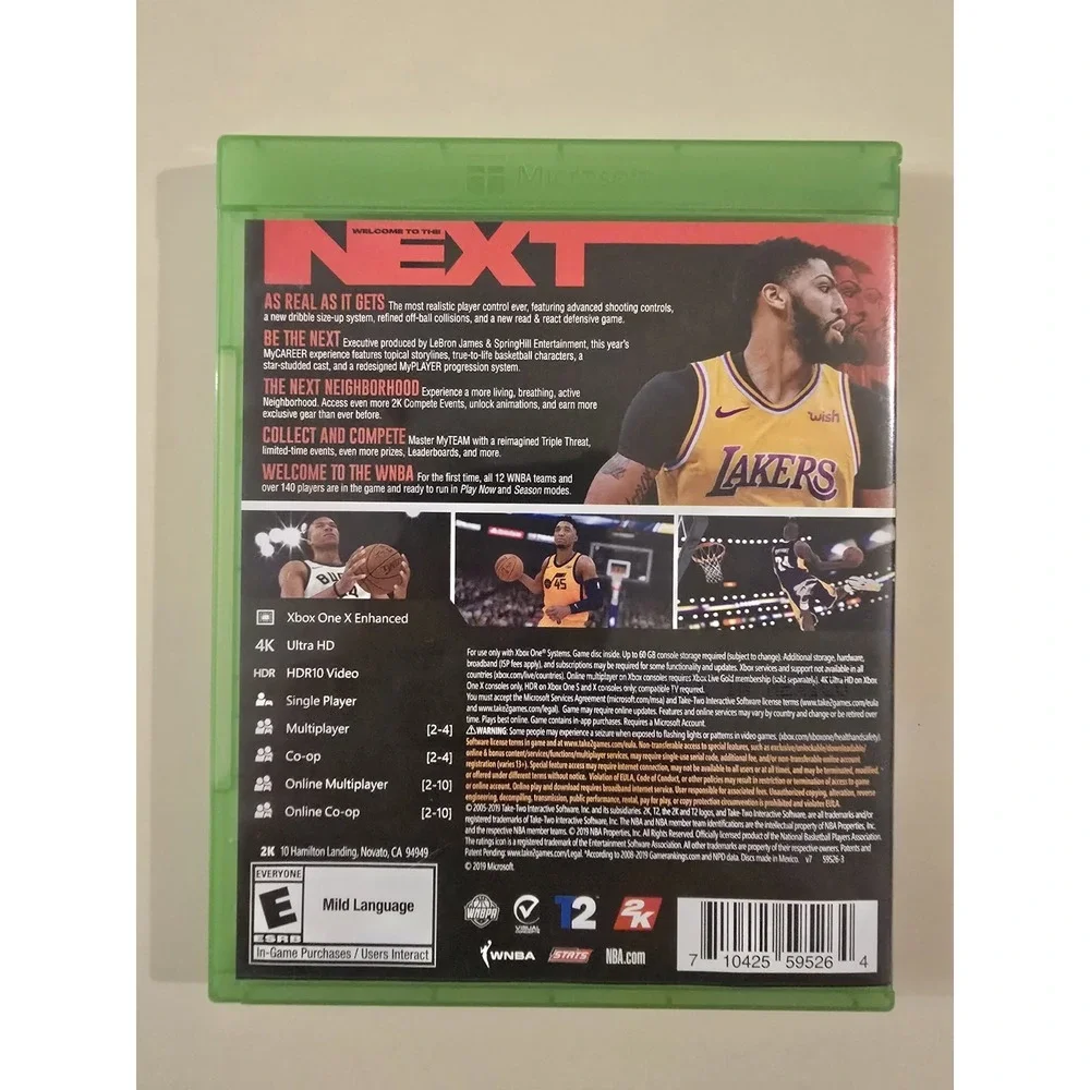 NBA 2K20: Microsoft Xbox One Video Game